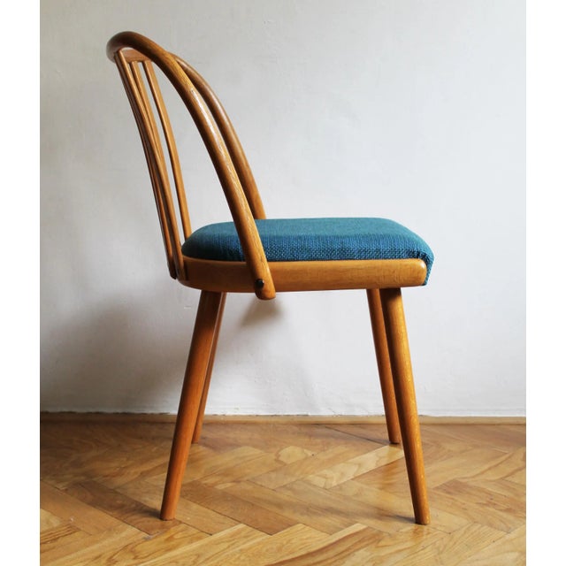 Mid-Century Dining Chair Model U - 300 attributed to Antonin Suman for Interier Praha, 1960s For Sale - Image 4 of 12