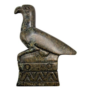 Hand Carved Great Zimbabwe Bird Soapstone Sculpture by Shona Artisan Takesure For Sale