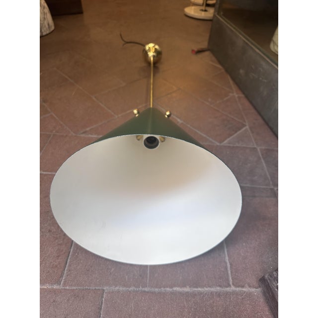 Brass Cone Chandelier, 1970s For Sale - Image 5 of 6