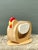 Late 20th Century Vintage Sculptural Wood Chicken Low Stool For Sale - Image 5 of 13