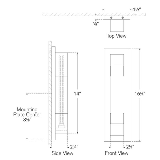 Metal Kelly Wearstler for Visual Comfort Signature Covet 16" Bracketed Bath Light in Bronze with Alabaster For Sale - Image 7 of 8