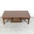 Wood Large 19th Century Rustic French Country Solid Walnut Coffee Table With Drawer For Sale - Image 7 of 12