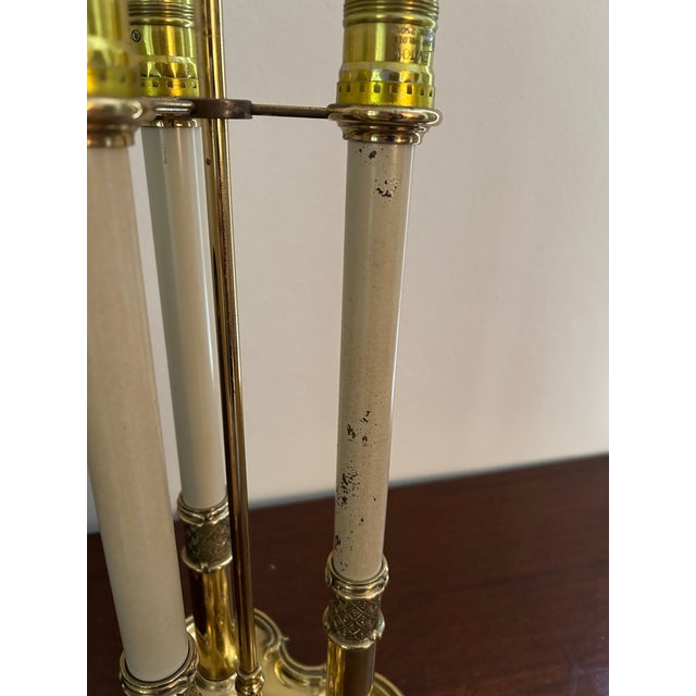 1970s Vintage Brass Bouillotte Table Lamp by Stiffel For Sale - Image 5 of 12