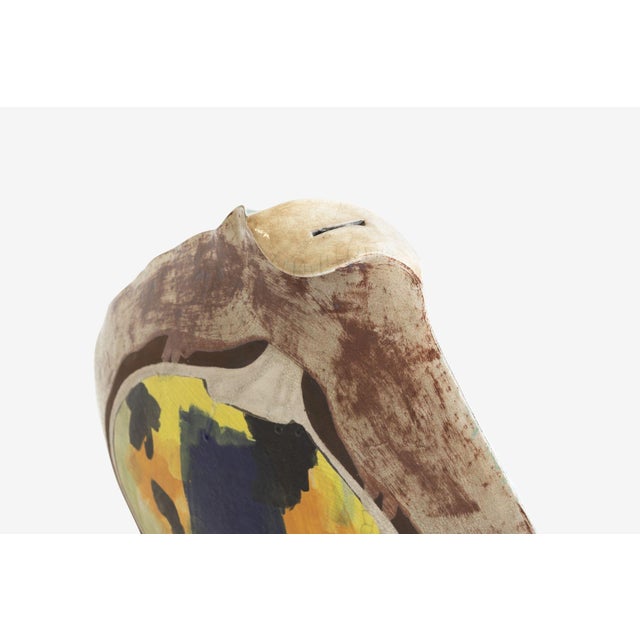 Vintage 1980's Ceramic Vessel For Sale - Image 12 of 12