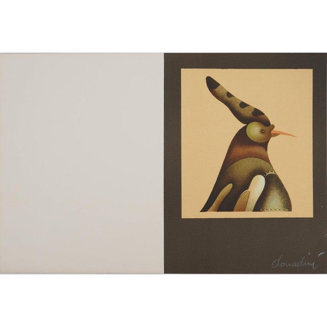 Jean-Paul Donadini (1951) The Exotic Bird Original color lithograph Signed in pencil On wove paper, 20 x 26 cm (approx. 8...