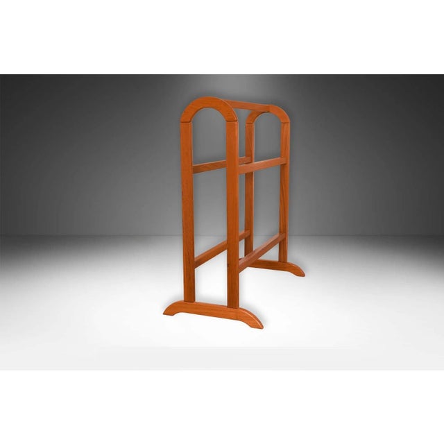 1970s 1970s MidCentury FBJ Mobler Danish Denmark Teak Blanket Stand Rack For Sale - Image 5 of 12