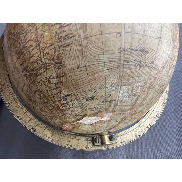Globe by Faustino Paluzie, Barcelona, Spain, 19th Century For Sale - Image 6 of 12