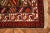 High-quality rug from the Eastern Caucasus. Motif of a central field with four medallions. Rich borura in seven stripes...