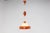 Red Vintage Adjustable Chandelier, 1970s For Sale - Image 8 of 9