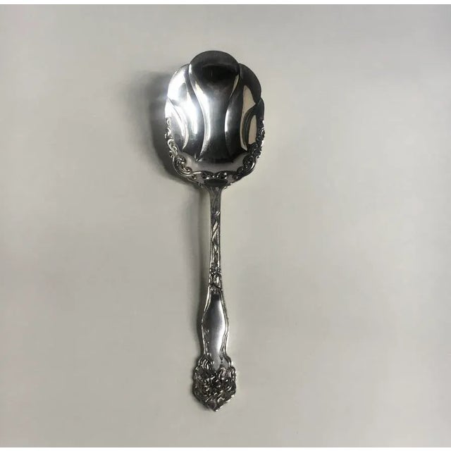 American Silver Sp Co. Silver Berry Spoon Circa 1900 For Sale - Image 12 of 13