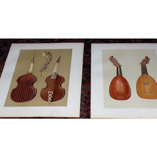 This set of nine (9) authentic antique 19th century limited edition chromolithographs (stone lithographs in colors where...