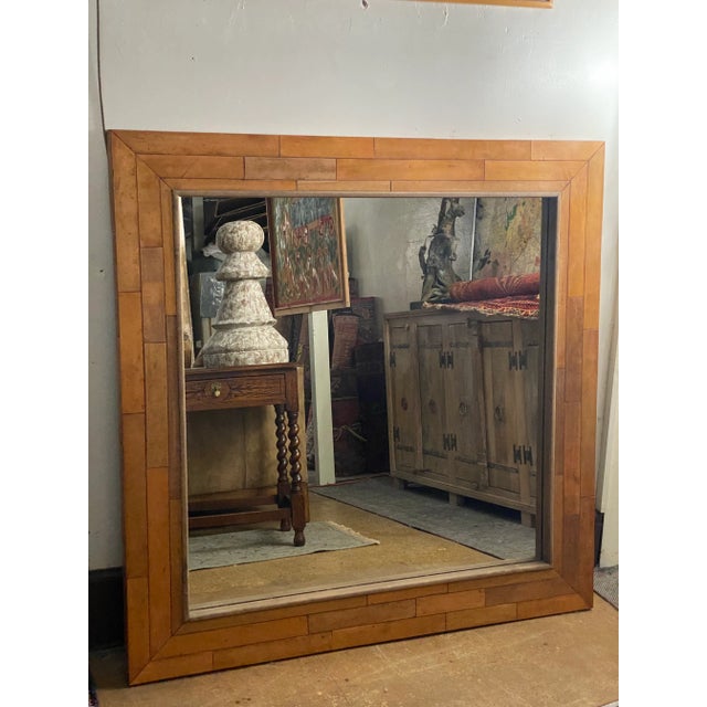 Timothy Oulton “Vintage Gym Floor” Square Mirror For Sale - Image 13 of 13
