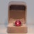 Modern 19.9ct Star Ruby Ring With Natural Diamond Accents: Solid 14k Gold, Round 15mm, Size 6.75 For Sale - Image 3 of 9