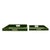 Kenneth Ludwig Chicago Saint Tropez Square Tray Set of 2 - Wild Green For Sale - Image 4 of 10