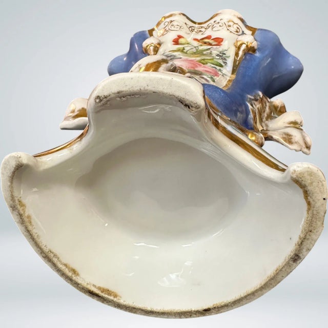 19th Century Old Paris Porcelain Vase For Sale In San Diego - Image 6 of 7