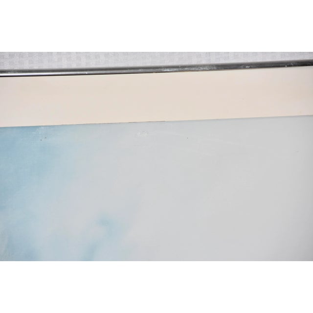 Mid 20th Century Japanese Landscape Scene Silk Painting, Framed Signed For Sale In Palm Springs - Image 6 of 12