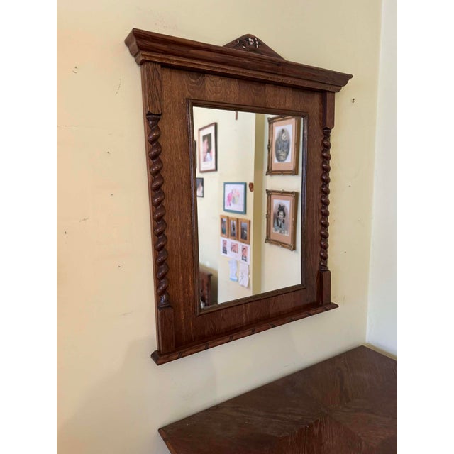 Spanish Style Oak Colonial Dressing Set, Set of 3 For Sale - Image 3 of 8