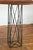 Brown Contemporary Console Table with Reclaimed Wood Top & Metal Bases For Sale - Image 8 of 12