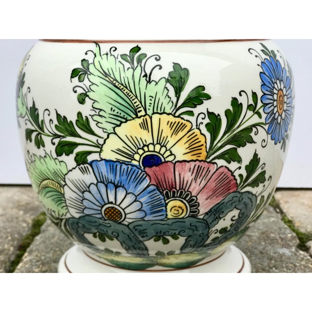 Farmhouse Vintage Italian Ceramic Vase For Sale - Image 3 of 9