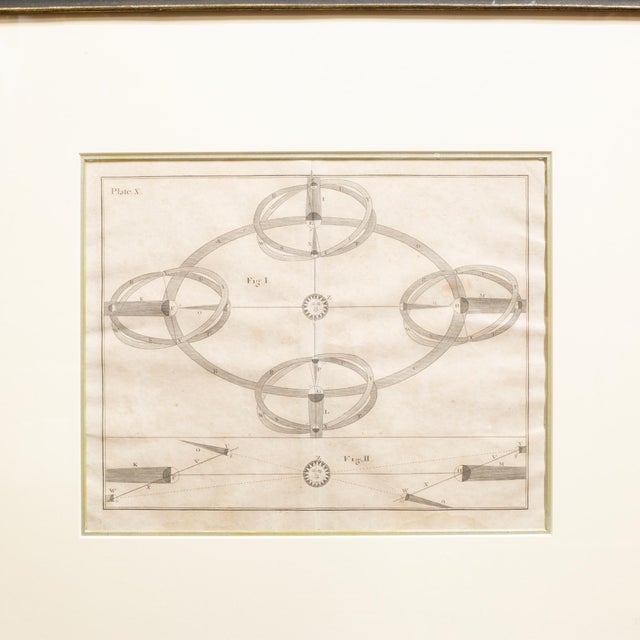 Early 20th Century Astronomy Prints Framed in a White Gold Frames For Sale - Image 5 of 11