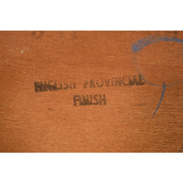 Imperial Furniture Federal Inlaid Mahogany Secretary Desk With Bookcase Hutch, Circa 1940s For Sale - Image 16 of 17
