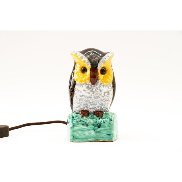 Smoke Distorter Owl Gmundner Ceramic, 1950s For Sale - Image 9 of 16