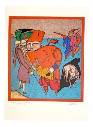 Mikhail Chemiakin, 1978, Original Lithograph
