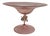 19th Century Hand Blown Pink Venetian Tazza For Sale