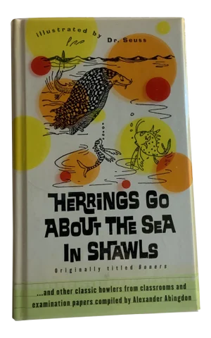 1997 Dr. Seuss Book Herrings Go About the Sea in Shawls