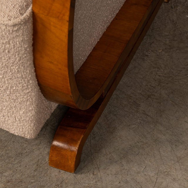 Vintage Austrian Art Deco Lounge Chairs in Walnut and Fabric, 1930, Set of 2 For Sale - Image 18 of 18