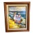 Late 20th Century Impressionist Style Mother, and Daughter on the Beach by Richard Tocci Framed For Sale