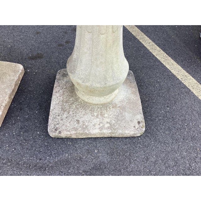 French Antique Garden Urns/Pair For Sale - Image 9 of 9
