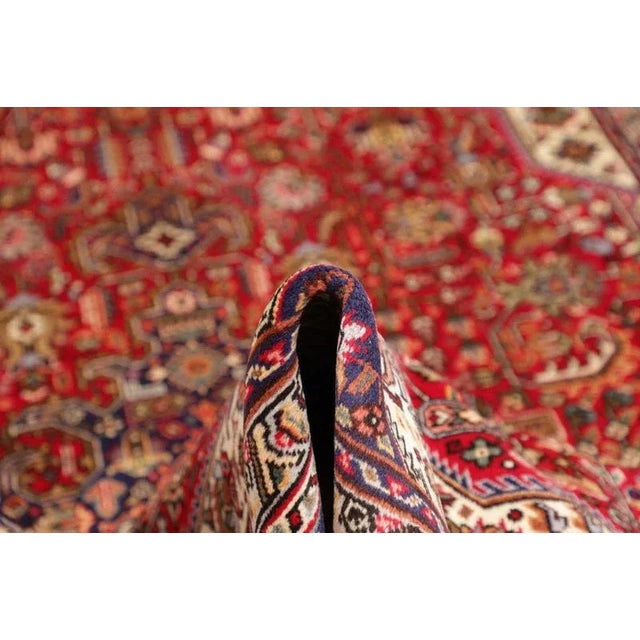 Middle Eastern Hand-Knotted Tabriz Rug For Sale - Image 9 of 11