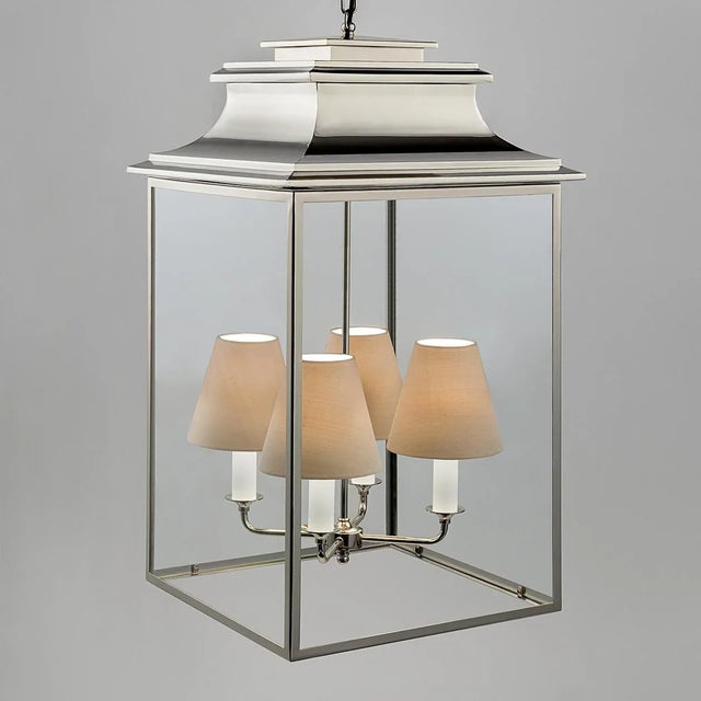 MAYFAIR LANTERNS - Various Shade Options And - Material: Steel with Crystal Finish: Polished Nickel