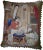 1880 Antique Needlepoint Tapestry Pillow - 21'' X 18'' For Sale