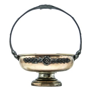 Art Nouveau Bowl on Stand from Elw, Poland, 1920s For Sale