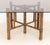 McGuire McGuire Furniture Modern Smoked Glass and Bamboo Dining Table For Sale - Image 4 of 7