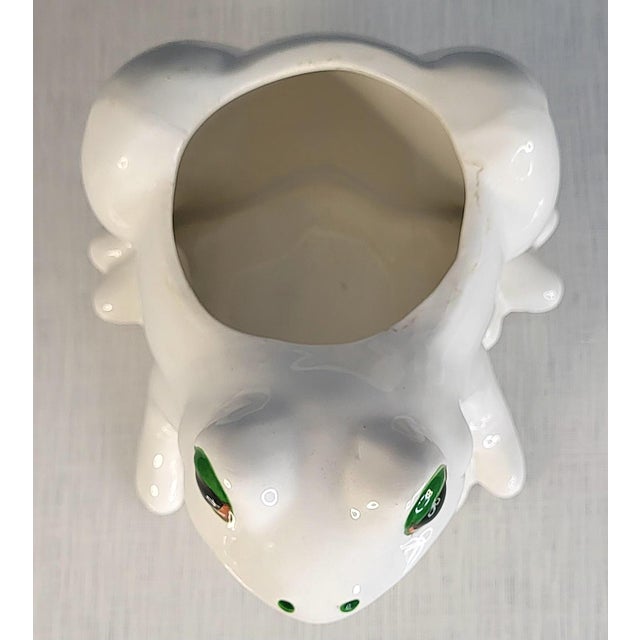 Figurative 1970s Fitz and Floyd Frog Planter For Sale - Image 3 of 12