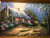 Beautiful acrylic painting! Really nice frame! Will make an amazing addition to any home! Frame- 37.5” x 25.5” Scene Area-...