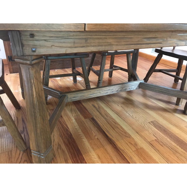 Must Sell! Vintage Brandt Ranch Oak Dining Set, Solid Oak Chairish
