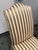 Ethan Allen Striped Upholstered Skirted Dining Chairs, Pair For Sale - Image 12 of 12