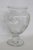 Neoclassical Italian Style Glass Pedestal Urn Vase Etched Floral Motif 5111b For Sale - Image 12 of 12
