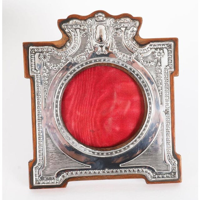 Antique Sterling Silver Photo Frames, 1890s, Set of 2 For Sale - Image 12 of 18