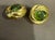 30Ct Natural Round Peridot Earrings by Andrew Clunn in 18 Kt Hammered Gold, Clip For Sale - Image 10 of 18