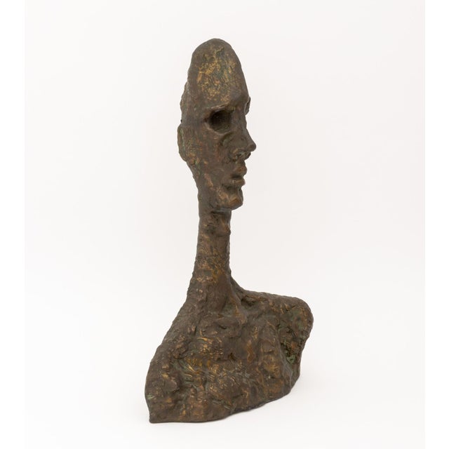 Philip and Kelvin LaVerne Male Figure Bronze Bust For Sale - Image 9 of 12