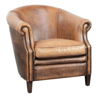 Club Chair in Sheepskin For Sale