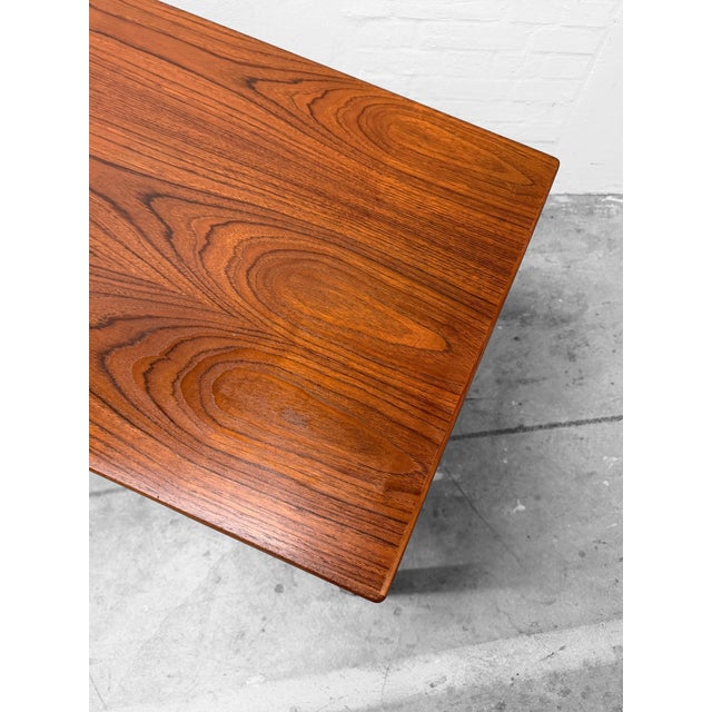 Small Danish Teak Writing Desk, 1950s For Sale - Image 15 of 16