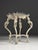 French Side Table in Hand-Carved Wood with Marble Top For Sale - Image 16 of 18