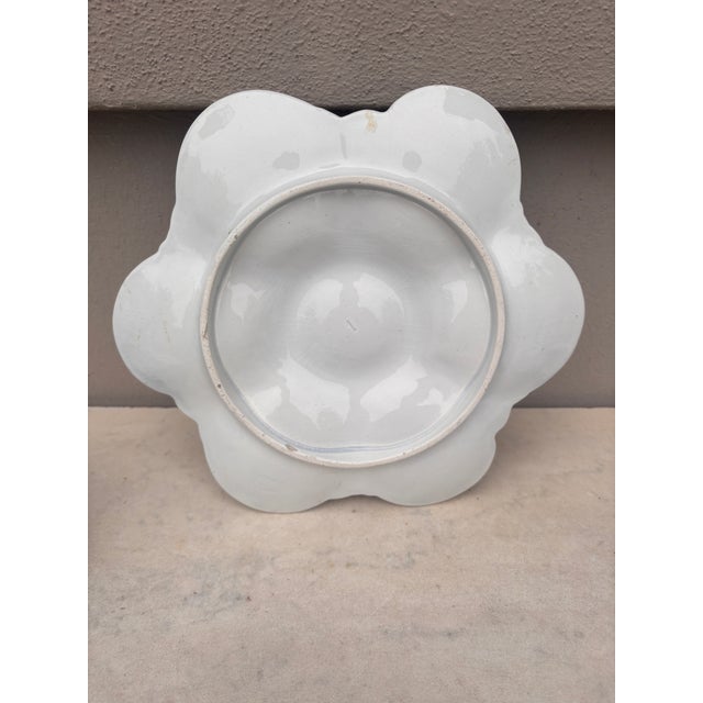 French Majolica Oyster Plate, Circa 1890 For Sale - Image 4 of 4