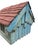 Mid 20th Century Unique Mid 20th Century Birdhouse in Robin's Egg Blue Shingled Roof For Sale - Image 5 of 12
